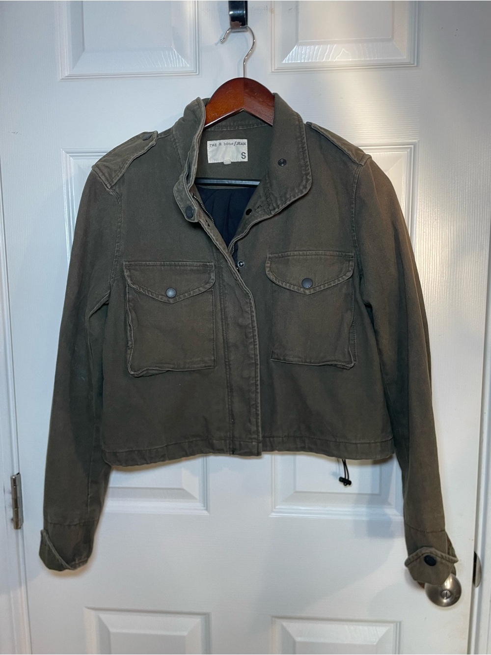 Rag & Bone/JEAN Olive Green Military Utility Jacket Women’s Small